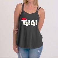 Gigi Christmas Pajama Family Matching Santa Hat Gift Women's Strappy Tank