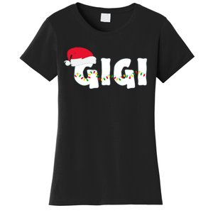 Gigi Christmas Pajama Family Matching Santa Hat Gift Women's T-Shirt