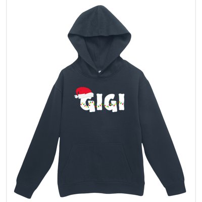 Gigi Christmas Pajama Family Matching Santa Hat Gift Urban Pullover Hoodie