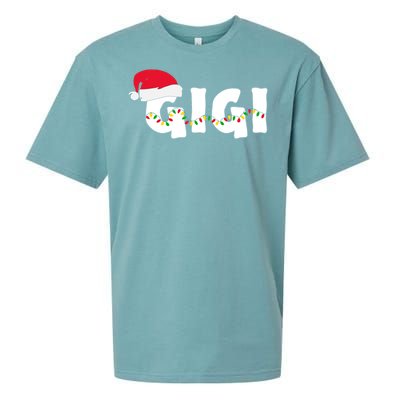 Gigi Christmas Pajama Family Matching Santa Hat Gift Sueded Cloud Jersey T-Shirt