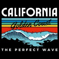 Golden Coast Perfect Wave California Backpack
