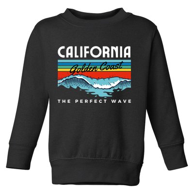 Golden Coast Perfect Wave California Toddler Sweatshirt