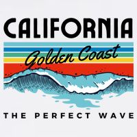 Golden Coast Perfect Wave California Cool Comfort Performance Bucket Hat