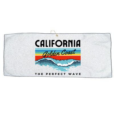 Golden Coast Perfect Wave California Large Microfiber Waffle Golf Towel