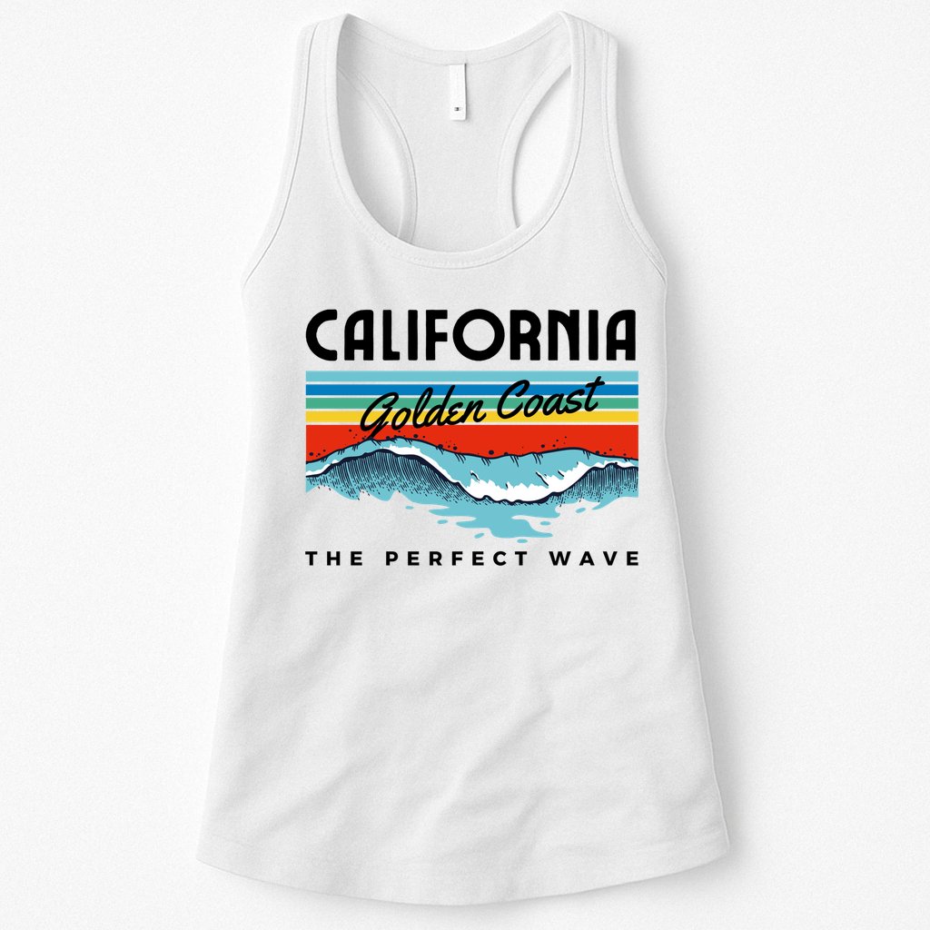 Golden Coast Perfect Wave California Womens Tank Top
