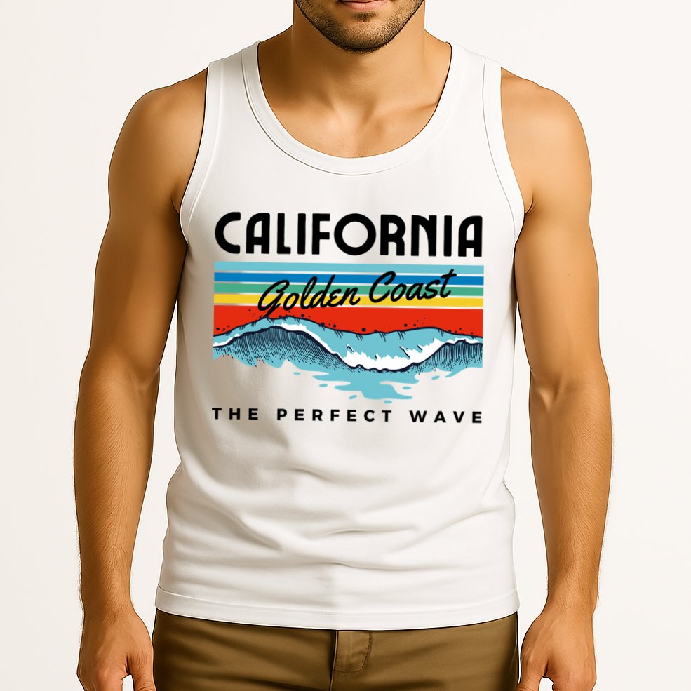 Golden Coast Perfect Wave California Tank Top