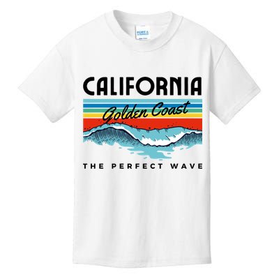 Golden Coast Perfect Wave California Kids T-Shirt