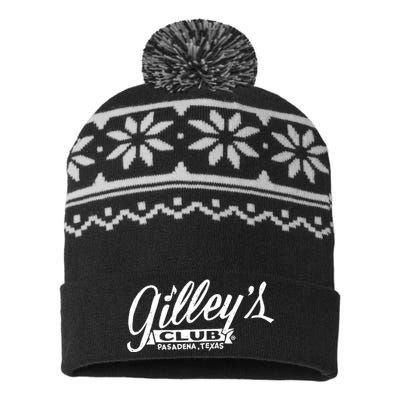 GilleyS Club Pasadena Texas USA-Made Snowflake Beanie