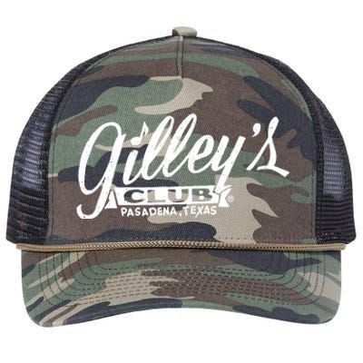 GilleyS Club Pasadena Texas Retro Rope Trucker Hat Cap