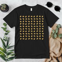 Goldfish Crackers Pattern Funny Goldfish Cracker Premium T-Shirt