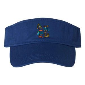 German Construction Pretzel Sausage Oktoberfest Valucap Bio-Washed Visor