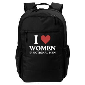 Girly Core Pride Shirts I Love Women And Fictional Daily Commute Backpack