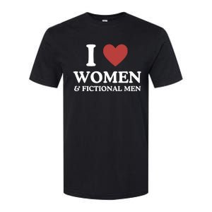 Girly Core Pride Shirts I Love Women And Fictional Softstyle CVC T-Shirt