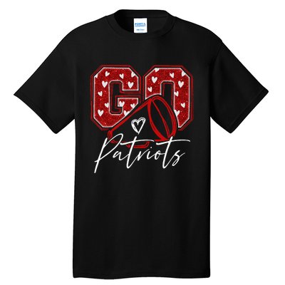 Go Cheer Patriots Design Tall T-Shirt