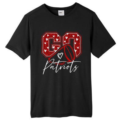 Go Cheer Patriots Design Tall Fusion ChromaSoft Performance T-Shirt