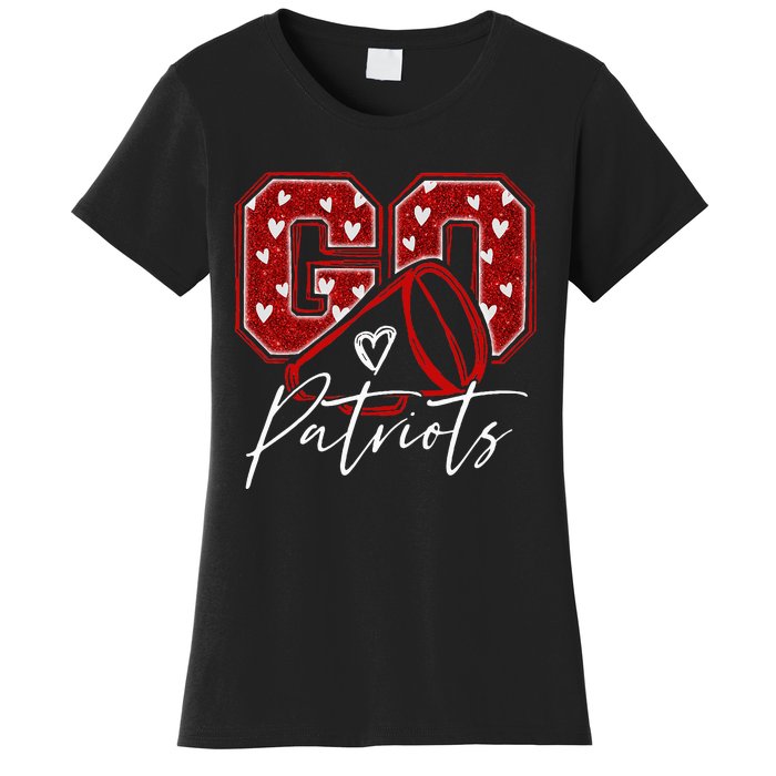 Go Cheer Patriots Design Women's T-Shirt