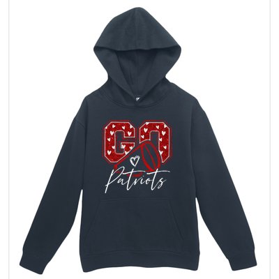 Go Cheer Patriots Design Urban Pullover Hoodie