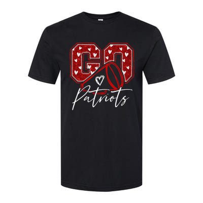 Go Cheer Patriots Design Softstyle CVC T-Shirt