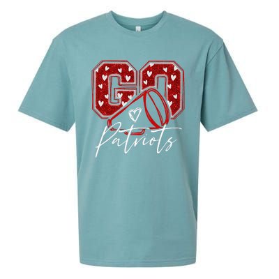 Go Cheer Patriots Design Sueded Cloud Jersey T-Shirt