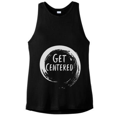 Get Centered Pottery Wheel Hobby Ladies PosiCharge Tri-Blend Wicking Tank