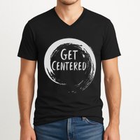 Get Centered Pottery Wheel Hobby V-Neck T-Shirt