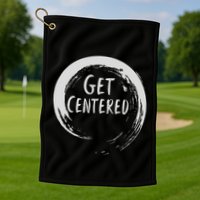 Get Centered Pottery Wheel Hobby Golf Towel