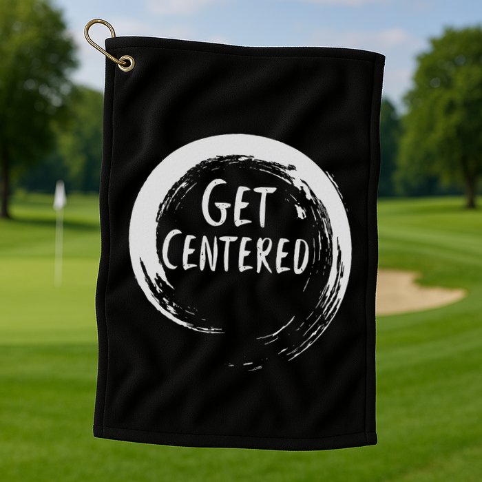 Get Centered Pottery Wheel Hobby Golf Towel