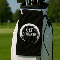 Get Centered Pottery Wheel Hobby Golf Towel