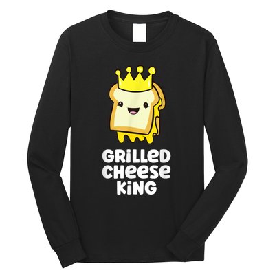 Grilled Cheese Partner Outfit Grilled Cheese King Long Sleeve Shirt