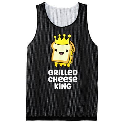 Grilled Cheese Partner Outfit Grilled Cheese King Mesh Reversible Basketball Jersey Tank