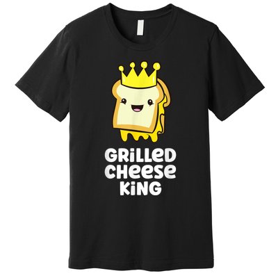 Grilled Cheese Partner Outfit Grilled Cheese King Premium T-Shirt