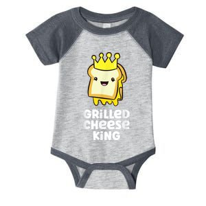 Grilled Cheese Partner Outfit Grilled Cheese King Infant Baby Jersey Bodysuit