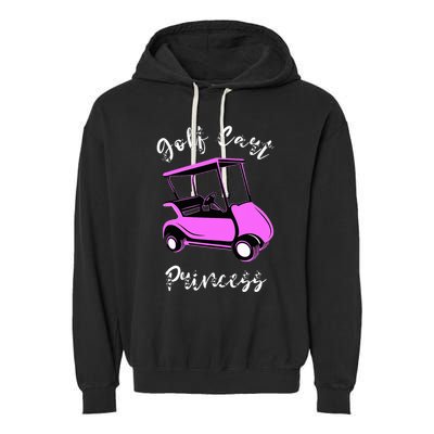 Golf Cart Princess Golfing Girl Golf Sport Lover Golfer Garment-Dyed Fleece Hoodie
