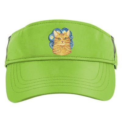 Golden Cat Post Impressionism Adult Drive Performance Visor