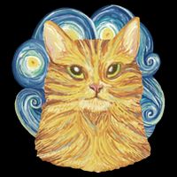 Golden Cat Post Impressionism Impact Tech Backpack