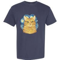 Golden Cat Post Impressionism Garment-Dyed Heavyweight T-Shirt