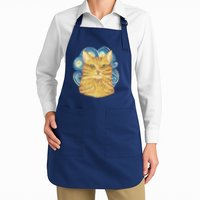 Golden Cat Post Impressionism Apron
