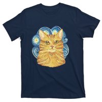 Golden Cat Post Impressionism T-Shirt