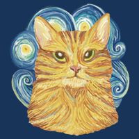 Golden Cat Post Impressionism 16 in Basic Backpack