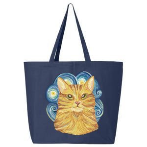 Golden Cat Post Impressionism 25L Jumbo Tote