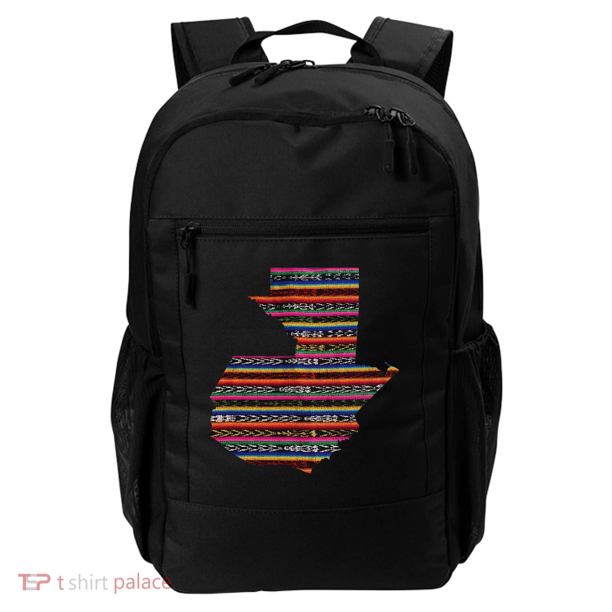 Guatemala Chapin Quetzal Antigua Tikal Tradicional Maya Backpack