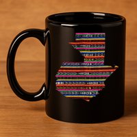 Guatemala Chapin Quetzal Antigua Tikal Tradicional Maya 11oz C Handle Ceramic Mug