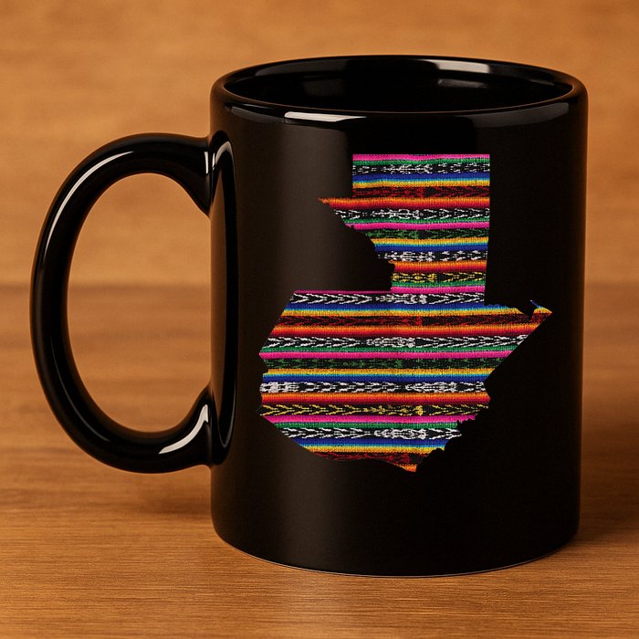 Guatemala Chapin Quetzal Antigua Tikal Tradicional Maya 11oz C Handle Ceramic Mug