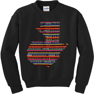 Guatemala Chapin Quetzal Antigua Tikal Tradicional Maya Kids Sweatshirt
