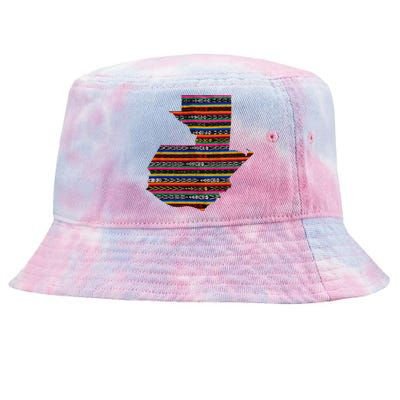 Guatemala Chapin Quetzal Antigua Tikal Tradicional Maya Tie-Dyed Bucket Hat