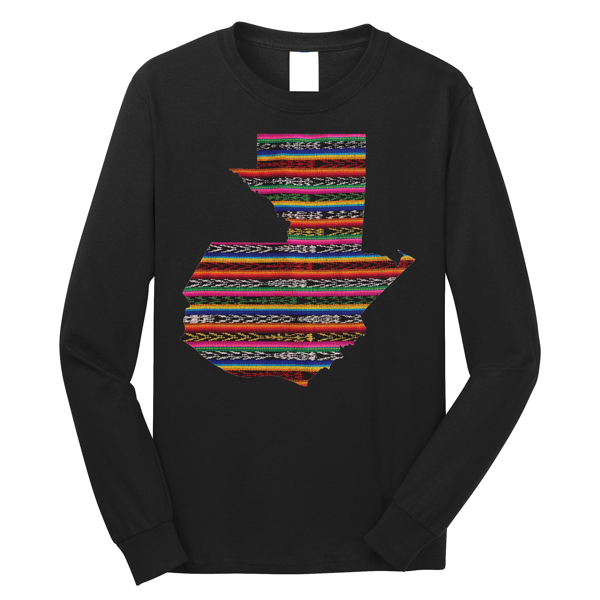 Guatemala Chapin Quetzal Antigua Tikal Tradicional Maya 502 Long Sleeve Shirt