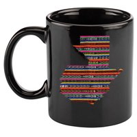 Guatemala Chapin Quetzal Antigua Tikal Tradicional Maya 502 11oz C Handle Ceramic Mug