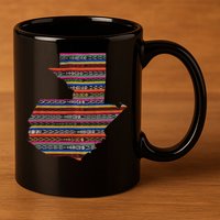 Guatemala Chapin Quetzal Antigua Tikal Tradicional Maya 502 11oz C Handle Ceramic Mug