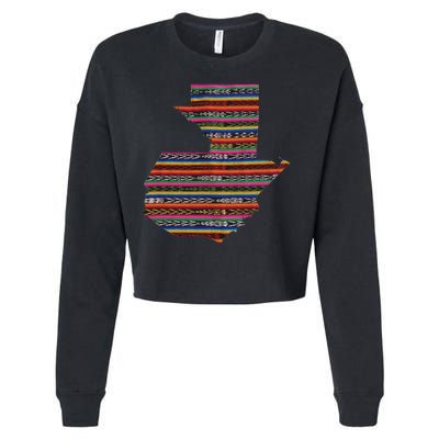 Guatemala Chapin Quetzal Antigua Tikal Tradicional Maya 502 Cropped Pullover Crew