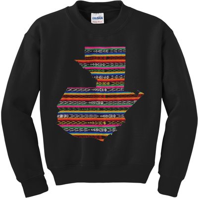 Guatemala Chapin Quetzal Antigua Tikal Tradicional Maya 502 Kids Sweatshirt